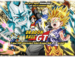 .ball franchise, dragon ball gt does not adapt the manga series written by akira toriyama, but tells an original story conceived by the staff of toei animation using the same characters and universe from the original dragon ball manga, and it continues the story where dragon ball z had left off. Dragon Ball Z Dokkan Battle News The Arrival Of New Gt Characters A Total Of 5 New Characters Are Here Including Ssr Super Saiyan 2 Goku Gt Summon All New Ssr