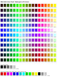 html color chart