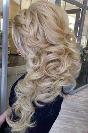 36 Timeless Classical Wedding Hairstyles If You Still Can T Choose Hairstyle For Your Big Day Hair Styles Curly Hair Styles Naturally Long Blonde Curly Hair