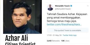Latest and updated breaking news including headlines, current affairs, analysis, and indepth stories. Azhar Ali Menipu Mengenai Kejayaan Biasiswa Nasa The Patriots