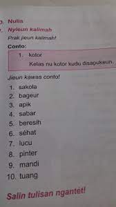 Check spelling or type a new query. Tolong Bantu Ya Tugas Bahasa Sunda Kelas 2 Sd Brainly Co Id