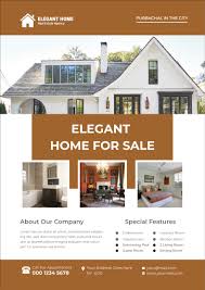 Download free psd flyer templates for photoshop! Real Estate Elegant Flyer Design Template Download Free Vectors Clipart Graphics Vector Art