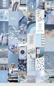 Use images for your pc, laptop or phone. Ocean Blues Wall Collage Kit Digital Cute Blue Wallpaper Baby Blue Aesthetic Wall Collage Decor
