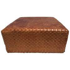 See more ideas about ottoman coffee table, ottoman, coffee table. Beautiful Woven Leather Ottoman Or Coffee Table At 1stdibs