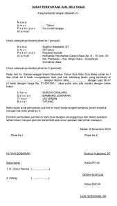 Contoh surat perjanjian sewa menyewa rumah. Contoh Surat Perjanjian Sewa Rumah Simple Situs Properti Indonesia