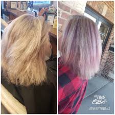 If you are a teenager, you will probably want to look cool but also maintain your youth. Blonde Highlights And Violet Lowlights Sarabehindthechair Facebook