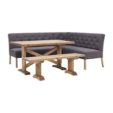 By harper & bright designs (88) nina grey nook with corner seating and bench. Medina Newsham Rhf Corner Dining Set Barker Stonehouse