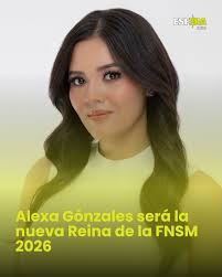 Jeniffer Alexa González Romo 👑 fue elegida como Reina de la Feria Nacional  de San Marcos 2026 tras obtener cerca de 7 mil votos en la votación  popular. La acompañarán en la