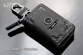 Genuine Cowhide Leathe Leahter Key Fob Case Key Case Cover Fit For Mercedes Benz