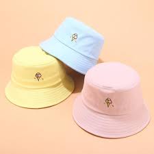 Avocado And Ice Cream Bucket Hat Bucket Hat Fashion Hat Fashion Cute Hats