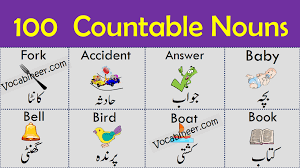 He is coming back this. 100 Common Countable Nouns Examples In English