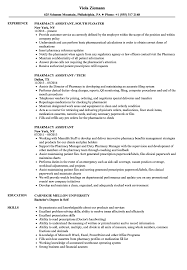 Graduate teaching assistant resume examples. Pharmacy Assistant Resume Samples Velvet Jobs