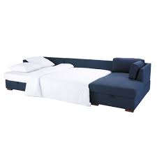 Doch mittlerweile soll ein schlafsofa. Ausziehbares 6 Sitzer Ecksofa Nachtblau 16cm Matratze Times Square Maisons Du Monde