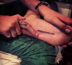So You Re Thinking Of Getting A British Tattoo Celebrity Tattoos Foot Tattoos Clever Tattoos