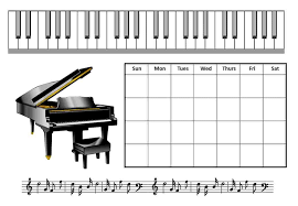 free piano practice chart customize online then print at home