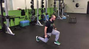Db Offset Forward Lunges Youtube