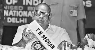 As the 10th chief election commissioner of india, t.n. The Great March Of Democracy How Tn Seshan Tamed The Criminalisation Of Elections
