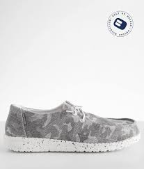 The comfort of hey dude shoes is unbeat. Hey Dude Wendy Camo Shoe Women S Shoes In Camo Grey Buckle