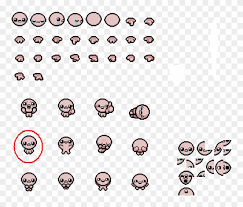 Httpi Imgur Comqjfmefm Png Derp Face Meme Png Isaac Sprite Sheet Clipart 2950950 Pikpng