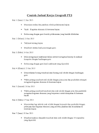 Contoh jawapan lengkap kerja kursus geografi pt3 2016 related files Contoh Jadual Kerja Geografi Pt3