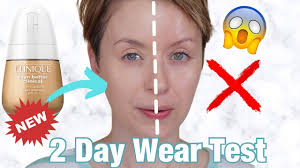 Shop clinique even better refresh™ hydrating and repairing makeup foundation, 1 oz. New Clinique Even Better Clinical Serum Foundation 2 Day Wear Test Steff S Beauty Stash Youtube