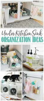 under kitchen sink organization ideas