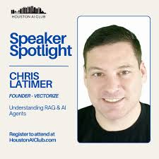 Our keynote for next week's Houston AI Club meetup is from Chris Latimer,  founder of Vectorize.