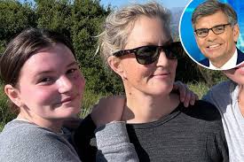 George Stephanopoulos' wife Ali hikes with rarely-seen daughter Elliott but  duo say they're 'missing the other girlies'