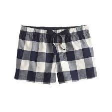 Black And White Buffalo Plaid Pajamas Sleep Short In Buffalo Check Flannel Cute Sleepwear Sleep Shorts Comfy Outfits