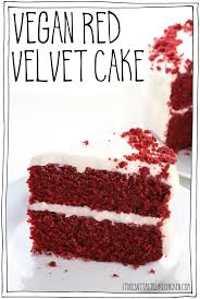 Vegan Red Velvet Cake Recipe In 2020 Vegan Red Velvet Cake Valentines Recipes Desserts Dairy Free Cream Cheese