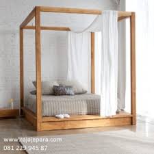Tempat tidur klasik kelambu kanopi kayu jati tua solid jepara berkelambu model desain set kamar minimalis modern mewah terbaru harga murah yang bisa anda aplikasikan ruangan istirahat anda yang nyaman. Tempat Tidur Kanopi Rajajepara Com