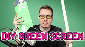 The easy green screen is a portable green screen that attaches to the back of your office chair! How To Make A Portable Diy Green Screen For Under 20 Pvc Tablecloth Youtube
