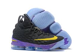 Black And Purple Nike Basketball Shoes Nike Lebron 15 Black Purple Yellow Men S Basketball Shoes Nike Basketball Shoes Nike Lebron Jordan Basketball Shoes