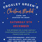 Croxley Green Christmas Market festive atmosphere with stalls