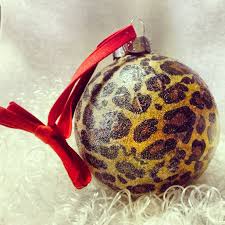 All of my favorite cheetah print products from cmariegifts! 22 Leopard Print Christmas Ornaments Ideas Christmas Ornaments Christmas Ornaments