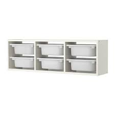 Trofast Wall Storage White White 99x21x30 Cm Ikea Ireland Ikea Storage Furniture Kids Storage Furniture Wall Storage