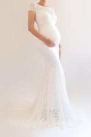 Briar Lace Maternity Wedding Dress Boho Bridal Gown Modest Etsy In 2021 Lace Maternity Wedding Dresses Maternity Bridal Gowns Modest Bridal Gowns