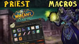 Classic Wow Macros To Use On Priest Youtube