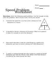 Some of the worksheets for this concept are name key period speed frequency wavelength, speed frequency and wavelength work 1 answer key, wave speed equation practice problems, wave speed equation practice problems answer key, light work wavelength frequency and. Speed Practice Problems Worksheet With Answers