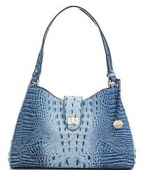 Brahmin Melbourne Collection Madelyn Crocodile Embossed Shoulder Bag Dillard S Brahmin Purses Trendy Purses Shoulder Bag