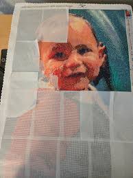 Is the painting of your grandson not meeting your expectations?