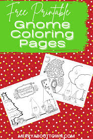 Check spelling or type a new query. Free Gnome Coloring Sheets Merry About Town