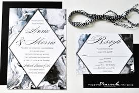Black And White Invitation Black And White Marble Wedding Inspiration Marble Invitation Wedding Marble Wedding Wedding Invitations Stationery