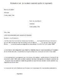 Lettre de démission du salarié. 3 Mois Modele Lettre Preavis Location Novocom Top