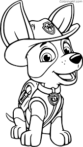 70 paw patrol coloring pages tracker. Pin On Coloring Book Page