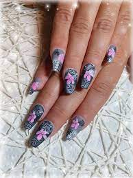 Weitere ideen zu nageldesign, nagelideen, nägel inspiration. Schwarz Grau Matt Mit Airbrush Design Nageldesign