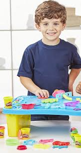 Enter The Imagination Zone With This Handy Table Kids Have A Place To Play And Store Their Play Doh Cans And Tools This Al Play Doh Play Creative Activities