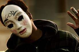 Finally, we have perhaps the most terrifying of all the purge characters: The Purge Halloween Costume Ideas Candy Girl Masks