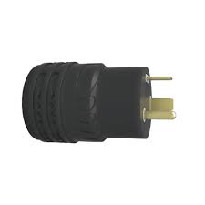 Once it's seated snugly, you plug the male end of the adaptor into rv park's 50 amp shore power socket. Smart Electrician 30 Amp Male To 50 Amp Female Rv Adapter At Menards