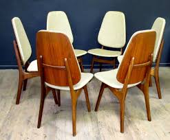 Vintage 1960s Tall Back Dining Chairs Dining Chairs Teak Dining Chairs Chair